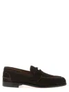 Christian Louboutin Penny Loafers In Brown