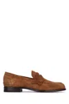 Christian Louboutin Penny Leather Penny Loafers In Rhea