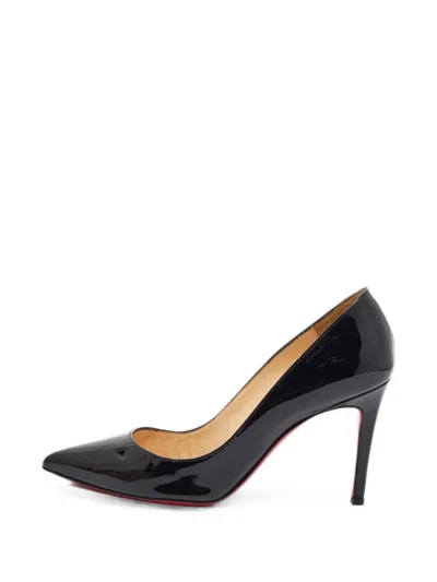 Pre-owned Christian Louboutin Pigalle Heeled Pumps In Black