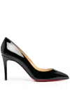 Christian Louboutin Kate Pumps Pointed Toe Stiletto Patent Sole In Black