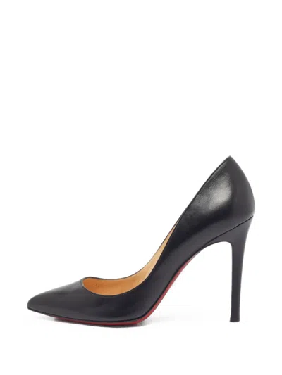 Pre-owned Christian Louboutin Pigalle Pointed-toe Pumps In Black
