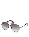 Christian Louboutin Pilot Sunglasses, 61mm In Gray