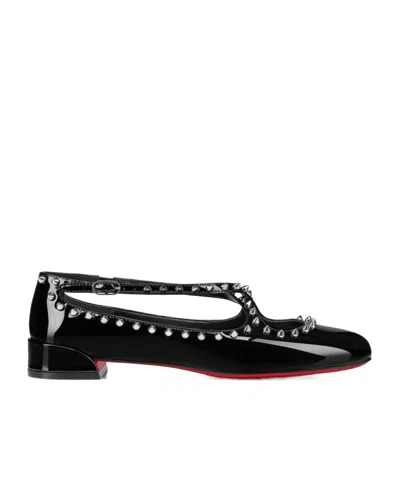CHRISTIAN LOUBOUTIN CHRISTIAN LOUBOUTIN PILOUTA JANE SPIKES BALLERINAS