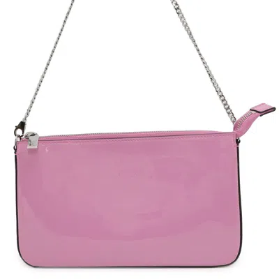 Pre-owned Christian Louboutin Pink Patent Leather Shoulder Bag ()