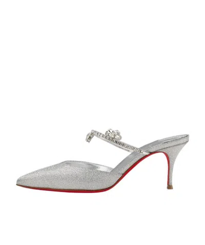 Christian Louboutin Planet Queen High Heels In Gray