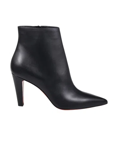 Christian Louboutin Pointed Ankle Boots In Black