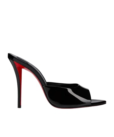 Christian Louboutin Pointed High-heeled Sandals In Black