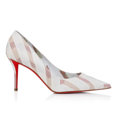 Christian Louboutin Pointed High Heels In White