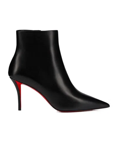 Christian Louboutin Pointed Toe Boots In Black