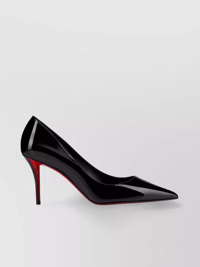 Christian Louboutin Pointed Toe Glossy Finish Pumps In Multi