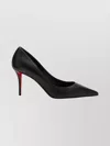 Christian Louboutin Pointed Toe Pumps Featuring Signature Sole In Black