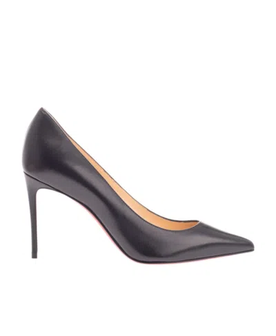 Christian Louboutin Pointed Toe Slip-on Pumps In Black