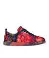Christian Louboutin Womens Multi Fun Louise Junior Satin Low-top Trainers In Red