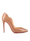 Christian Louboutin Hot Chick Scallop Pointed Toe Pump In Brown