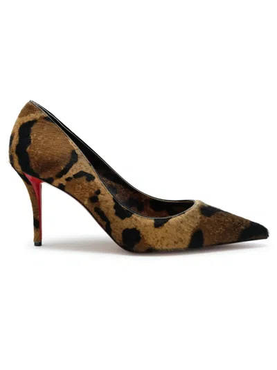 Christian Louboutin Pumps Brown Pony In Multi