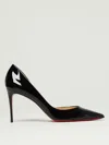 Christian Louboutin Iriza 85 Patent-leather Pumps In Black