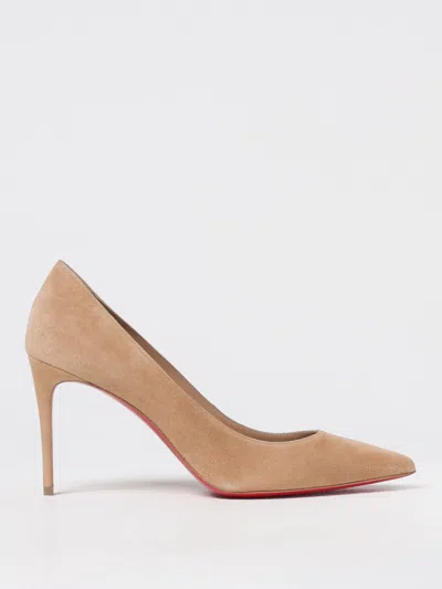 Christian Louboutin Pumps Woman Beige In Cream