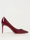 Christian Louboutin Sporty Kate 85 Patent Leather Pumps In Red