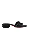 Christian Louboutin Pyraclou Embellished Heeled Mules 30 In Black
