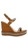 Christian Louboutin Pyraclou' Espadrilles In Brown