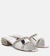 Christian Louboutin Pyramule 30 Mirrored Leather Mules