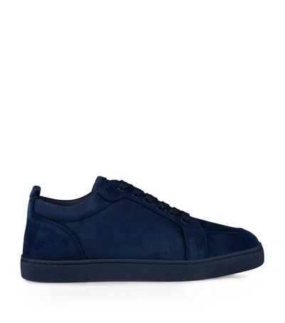 CHRISTIAN LOUBOUTIN RANTULOW LEATHER-BLEND SNEAKERS