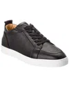 Christian Louboutin Rantulow Leather Sneaker In Black