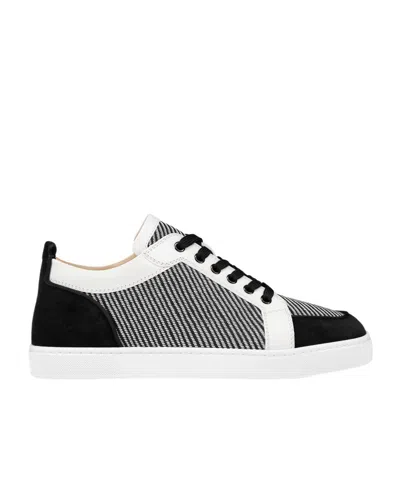 Christian Louboutin Rantulow Low Top Sneakers In Black