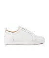 Christian Louboutin Louboutin Sneakers Louis Junior Mens Leather White In White