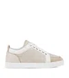 Christian Louboutin Rantulow Orlato Leather Low-top Sneakers In Beige