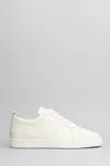 Christian Louboutin Rantulow Full-grain Leather Sneakers In White