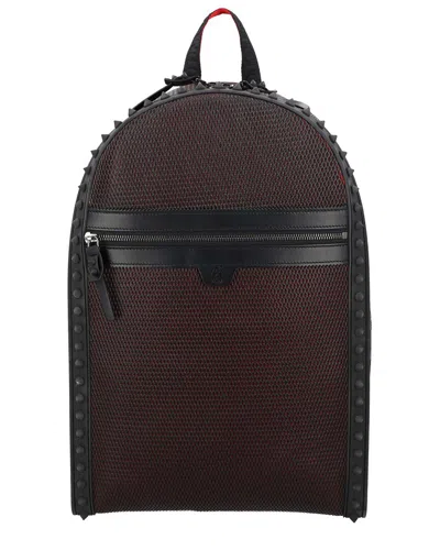 CHRISTIAN LOUBOUTIN CHRISTIAN LOUBOUTIN RED LEATHER BACKPARIS BACKPACK