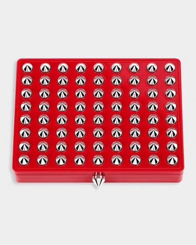 Christian Louboutin Refillable Magnetized Palette Case In Red