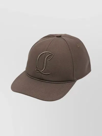 CHRISTIAN LOUBOUTIN RELAXED STYLE HAT CURVED BRIM