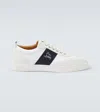 Christian Louboutin Retero Leather And Canvas Sneakers