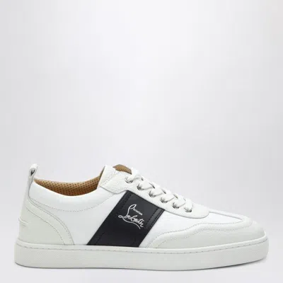 Christian Louboutin Retero White/navy Blue Sneaker