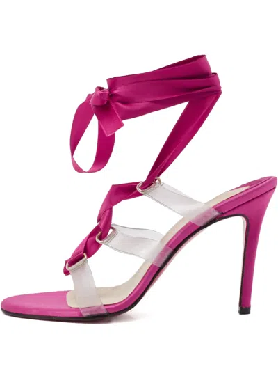 Pre-owned Christian Louboutin Ribbon-strap Heeled Sandals