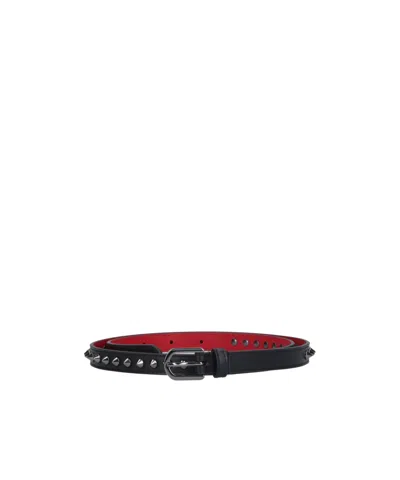 CHRISTIAN LOUBOUTIN CHRISTIAN LOUBOUTIN STUD DETAILED BUCKLED BELT
