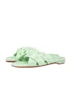 Christian Louboutin Rivet Slippers In White