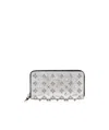 Christian Louboutin Rivet Zipper Purse In White