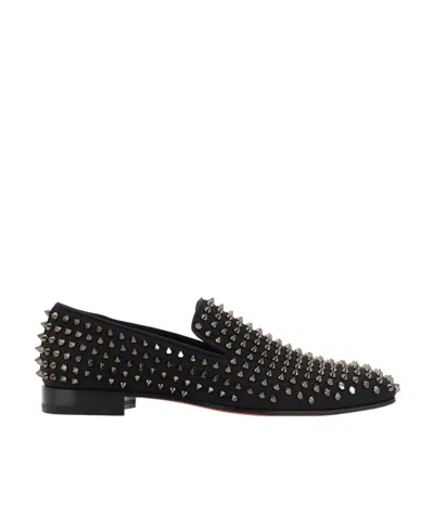 CHRISTIAN LOUBOUTIN CHRISTIAN LOUBOUTIN SPIKES EMBELLISHED LOAFERS