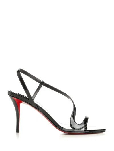 CHRISTIAN LOUBOUTIN ROSA Z 80 SANDAL SANDALS BLACK
