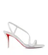 Christian Louboutin Rosa Z Patent Leather Heeled Sandals 80 In Multi