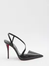Christian Louboutin Rosa Z 100 Patent Leather Slingback Pumps In Multi