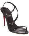 Christian Louboutin Rosalie 100 Leather Sandal In Black