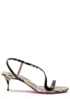Christian Louboutin Rosalie Black Patent Leather Sandals