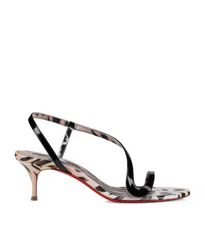 Christian Louboutin Rosalie Black Patent Leather Sandals