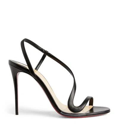 CHRISTIAN LOUBOUTIN ROSALIE LEATHER SANDALS 100