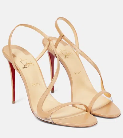 CHRISTIAN LOUBOUTIN ROSALIE LEATHER SANDALS