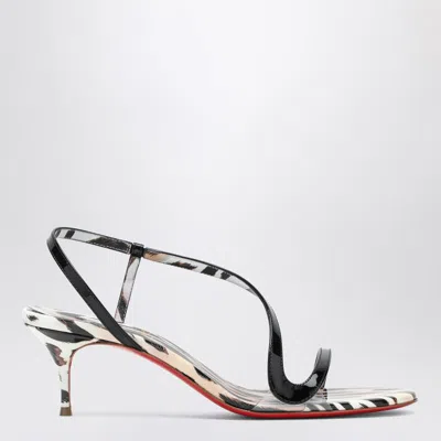 Christian Louboutin Rosalie Black Patent Leather Sandals
